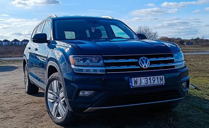 samochody osobowe Volkswagen Atlas cena 124900 przebieg: 59000, rok produkcji 2019 z Warszawa